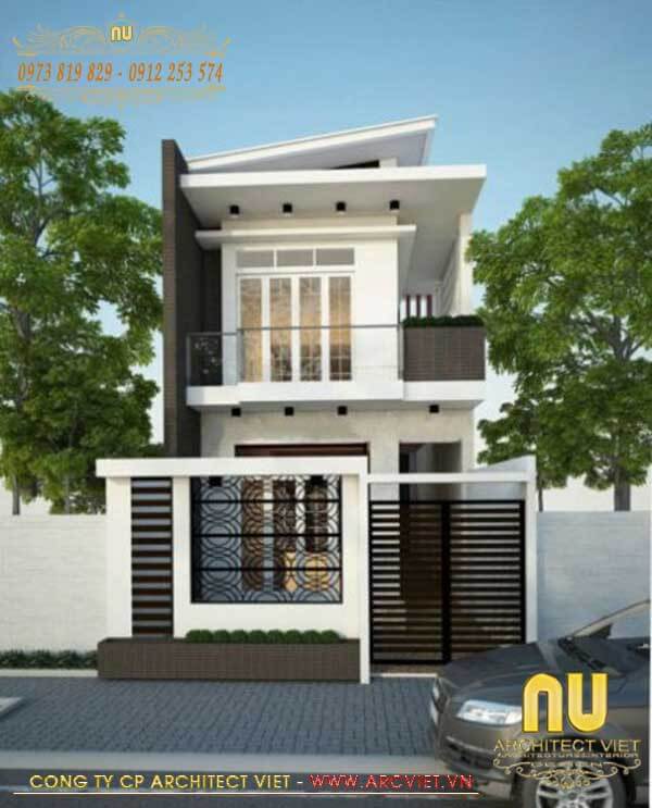 Mẫu nhà 2 tầng 3 phòng ngủ 5x15 Mẫu nhà 2 tầng 3 phòng ngủ 5x15