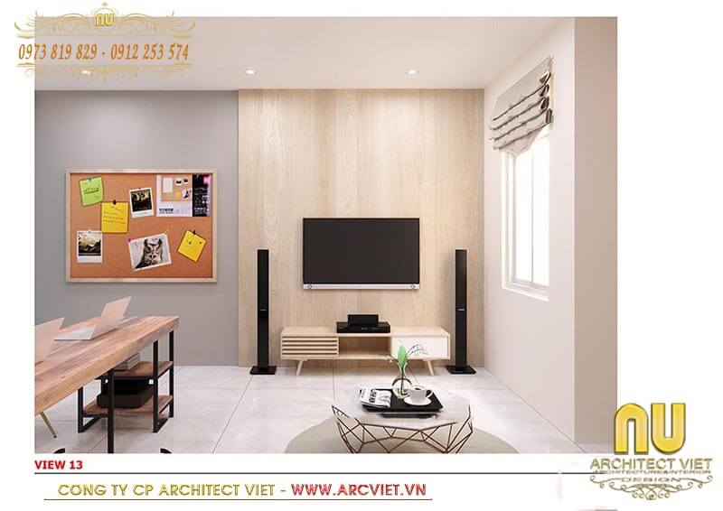 Khu vực học tập cho bọn trẻ trong nhà ống 3 tầng 4 phòng ngủ 1 phòng thờ nhà ống 3 tầng 4 phòng ngủ 1 phòng thờ