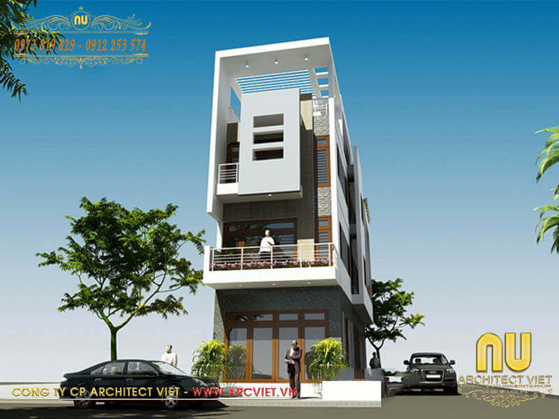 Mẫu nhà ống 3 tầng kết hợp kinh doanh sử dụng vật liệu công nghệ hiện đại nhà ống 3 tầng kết hợp kinh doanh