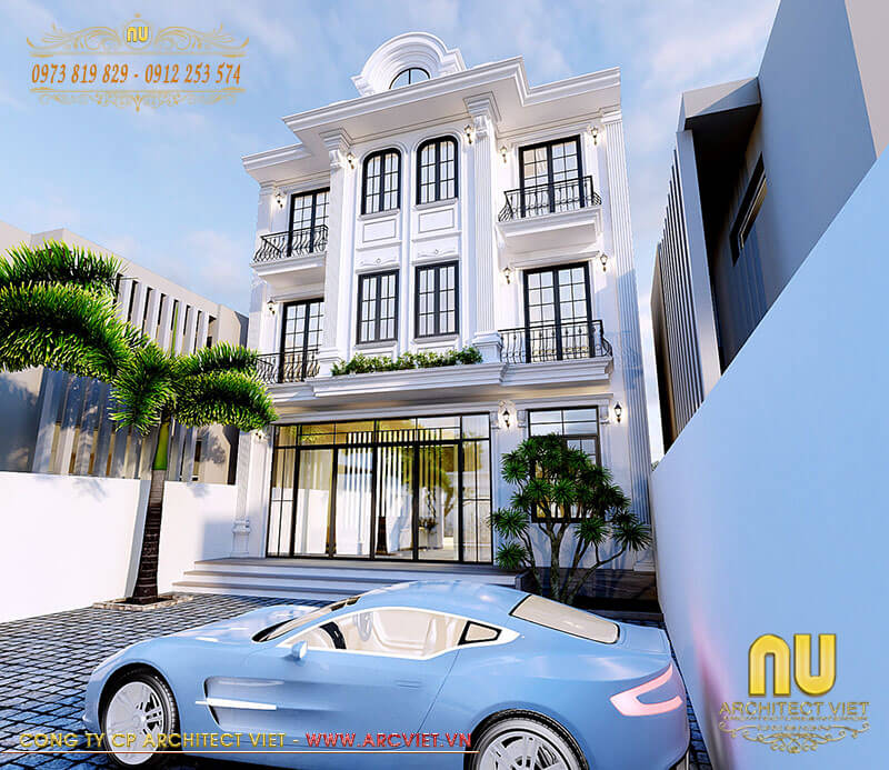 Mẫu nhà phố mặt tiền 10m kinh doanh sang trọng tiện nghi nhà phố mặt tiền 10m kinh doanh