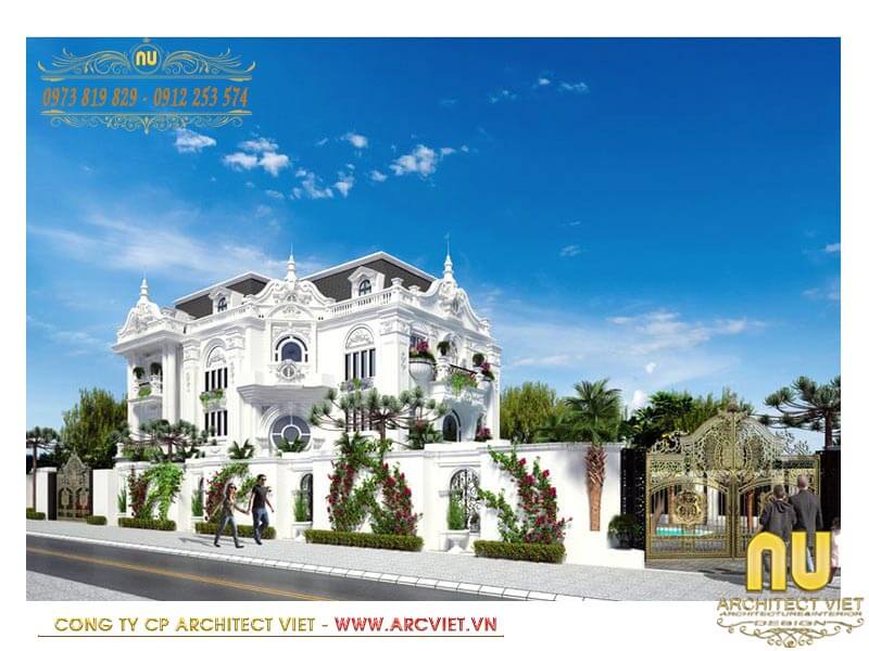 Thi công biệt thự 3 tầng với không gian gần gũi với thiên nhên thi công biệt thự 3 tầng