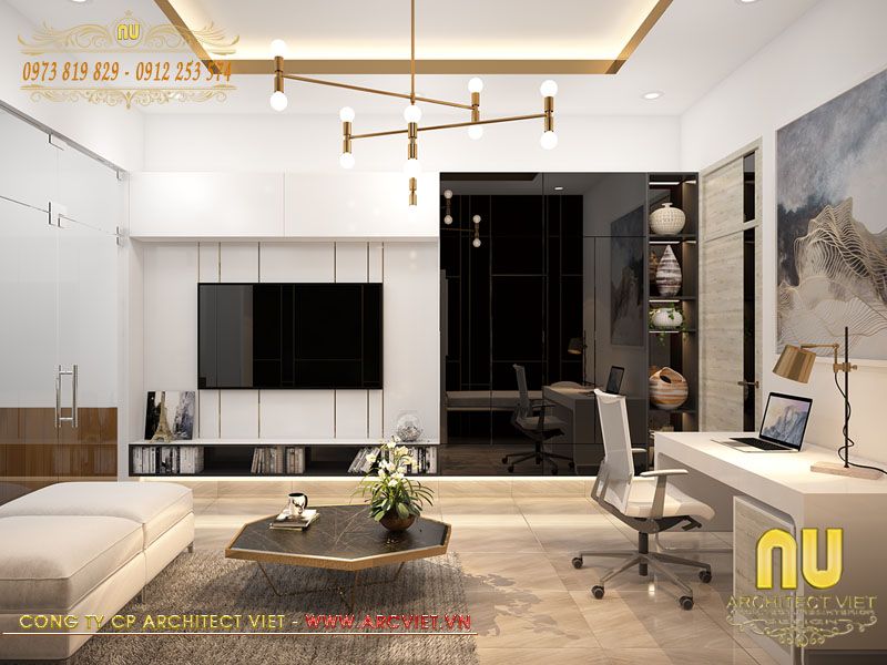 Nội thất sang trọng và cao cấp trong thiết kế nhà ống 3 tầng thiết kế nhà ống 3 tầng