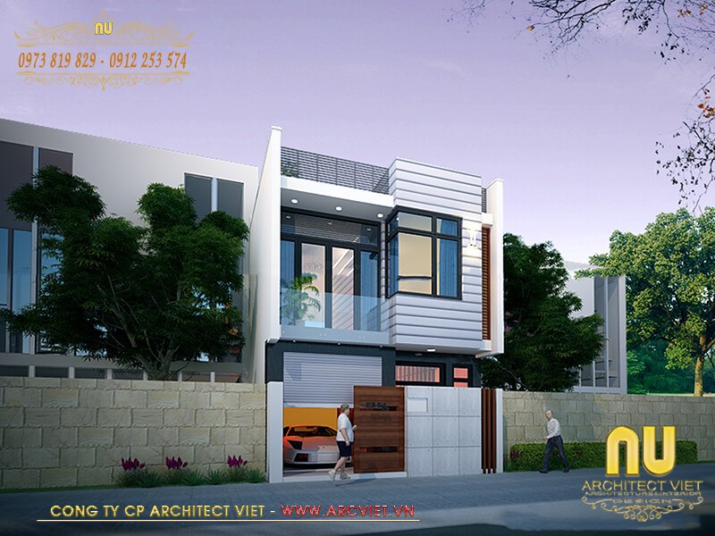 Sắc thái thiên nhiên bổ trợ cho mặt bằng nhà biệt thự 2 tầng thêm tươi vui và đẹp hơn mặt bằng nhà biệt thự 2 tầng