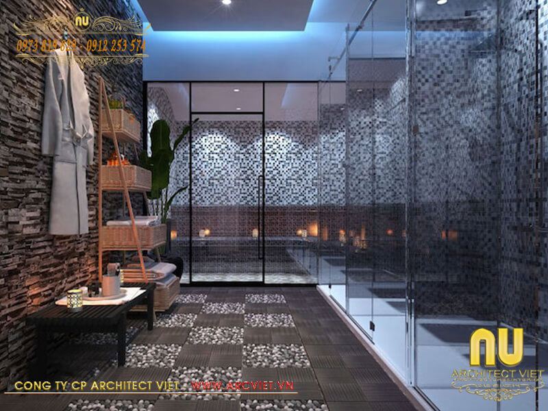 thiết kế spa thiết kế nhà phố kết hợp kinh doanh Spa