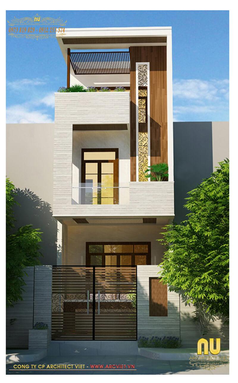 Công ty thiết kế nhà phố uy tín tại Hà Nội - Nhà phố 3 tầng đẹp công ty thiết kế nhà phố