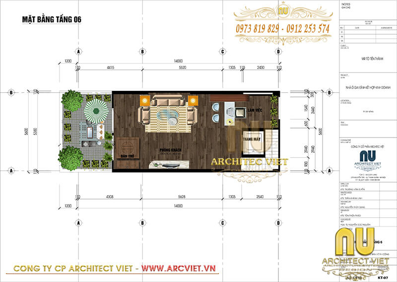 Công năng nhà phố tiện nghi nhà ống 5m có tầng hầm