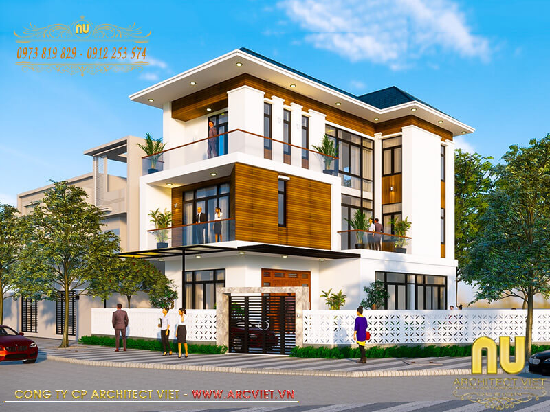 Bố trí mặt bằng công năng mẫu thiết kế nhà hai mặt tiền khoa học tiện nghi sử dụng thiết kế nhà hai mặt tiền