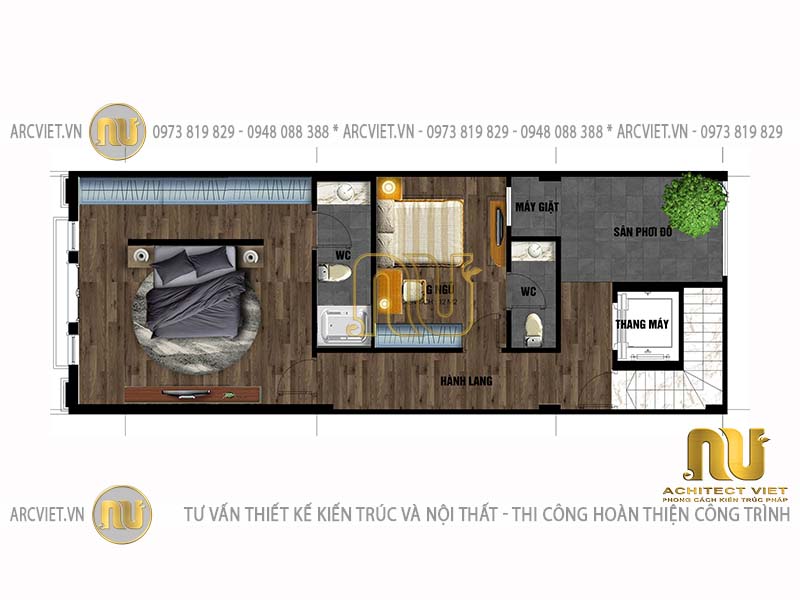 Bản vẽ mặt bằng nhà phố tân cổ điển 5x23m nhà phố tân cổ điển 5x23m