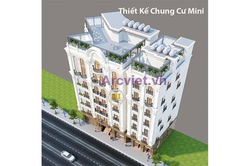 thiết kế chung cư mini 100m2
