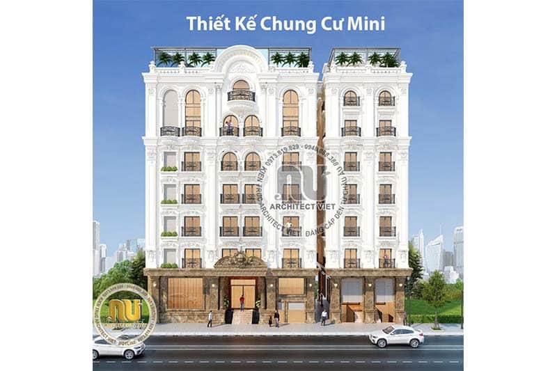 thiết kế chung cư mini 100m2
