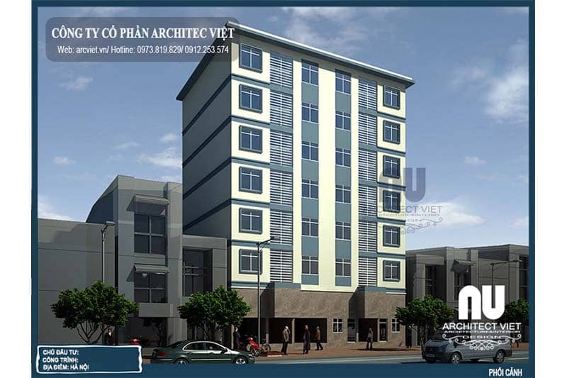 thiết kế chung cư mini 100m2