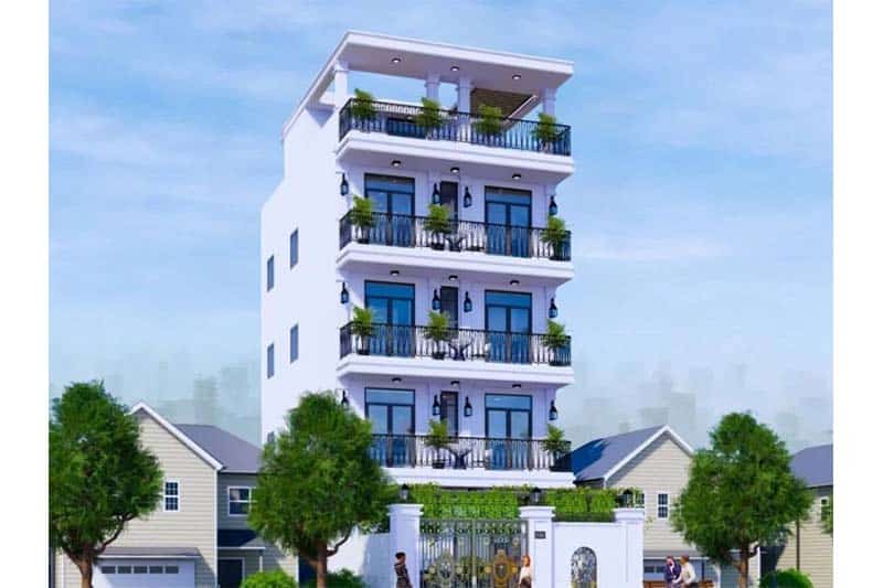thiết kế chung cư mini 100m2