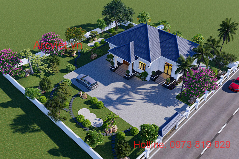 Mẫu biệt thự nhà vườn đẹp