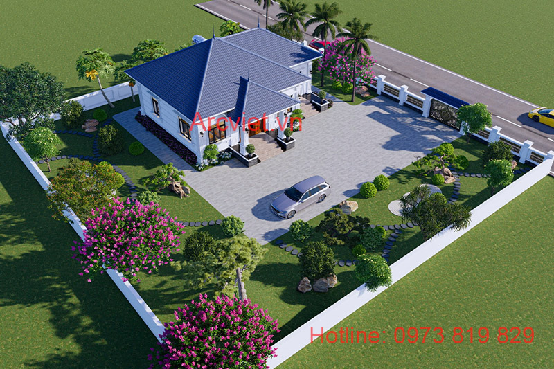 Mẫu biệt thự nhà vườn đẹp