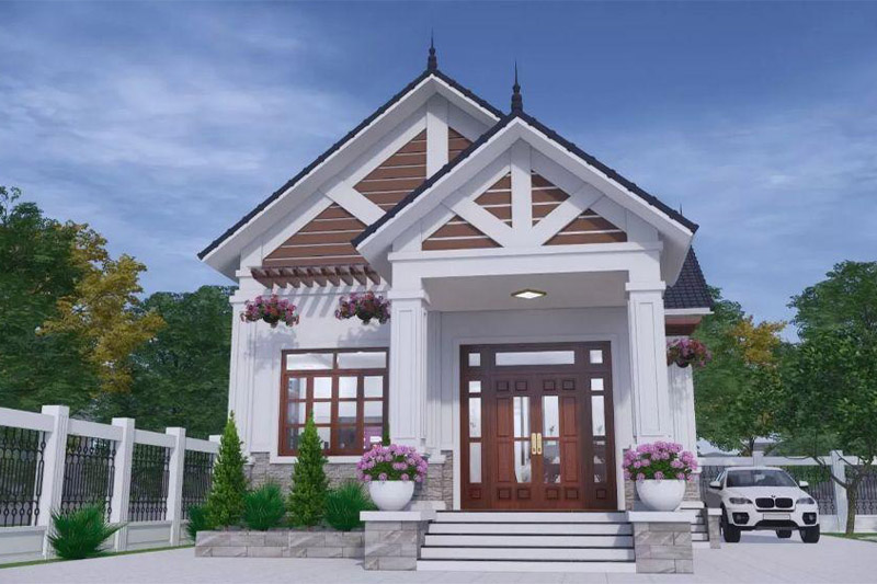 Mẫu nhà mái thái ở nông thôn