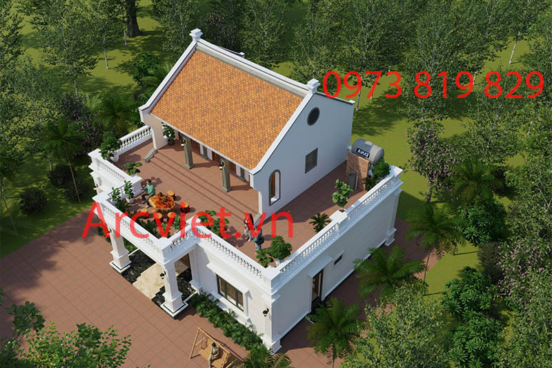 Mẫu thiết kế nhà thờ họ đẹp