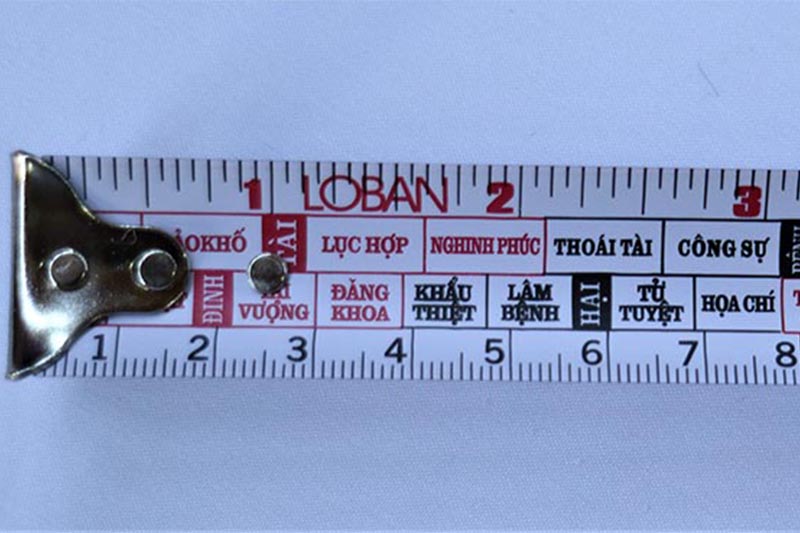 Thước lỗ ban xây dựng