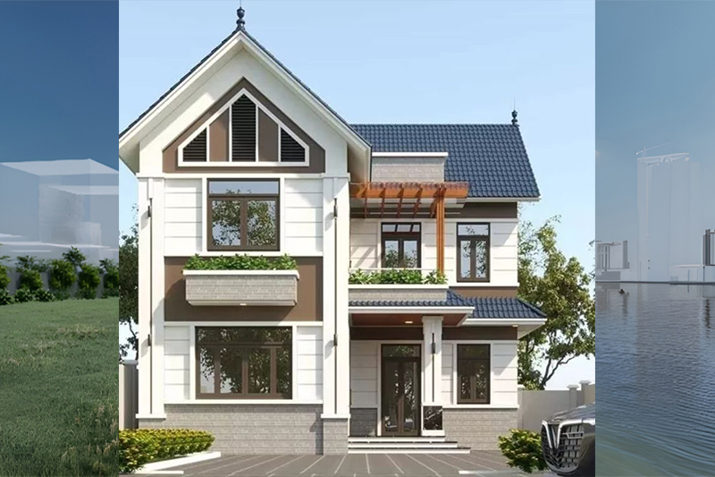 Bản Vẽ Thiết Kế Nhà 2 Tầng
