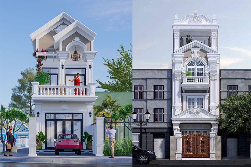 Mẫu thiết kế mẫu nhà 3.5 x15m đẹp