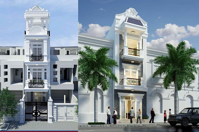 Mẫu thiết kế mẫu nhà 3.5 x15m đẹp