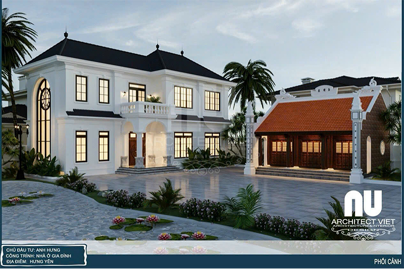 Mẫu thiết kế nhà thờ kết hợp nhà ở