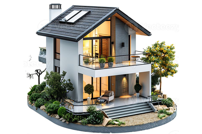 Nhà 2 tầng 5 phòng ngủ 200m2