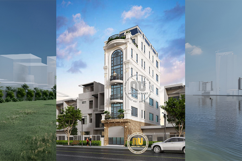 Nhà kết hợp văn phòng 5x12m 5 tầng