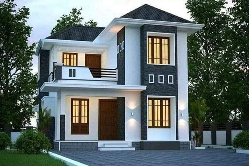 Mẫu nhà ngang 11m dài 10m đẹp