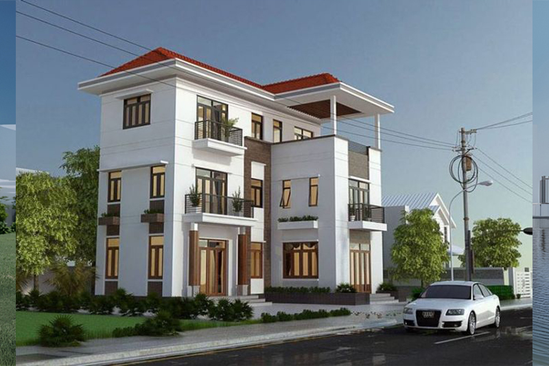 Mẫu nhà ngang 11m dài 10m đẹp