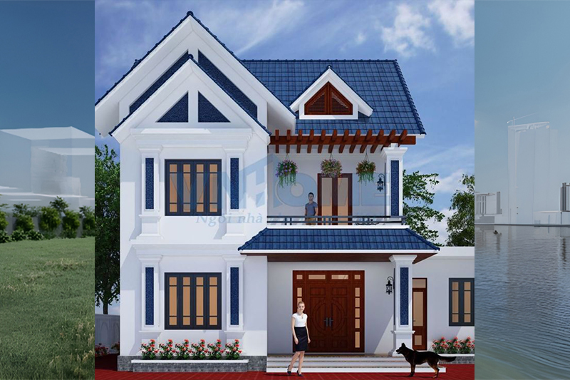 Mẫu nhà ngang 11m dài 10m đẹp