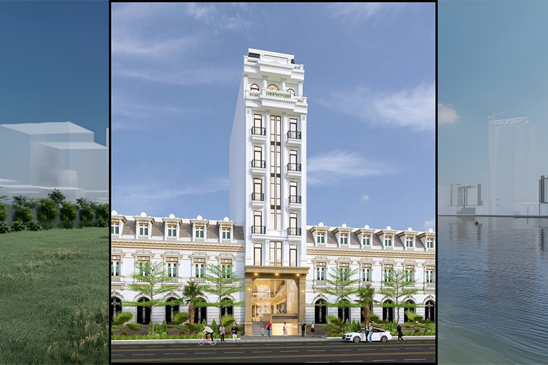 Nhà phố 5 tầng có thang máy