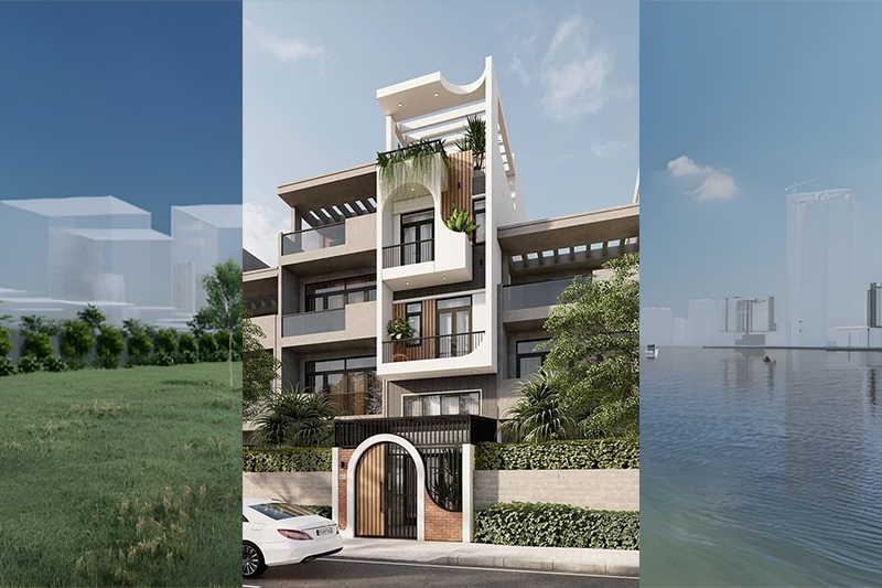 Thiết kế nhà phố 35m2 đẹp