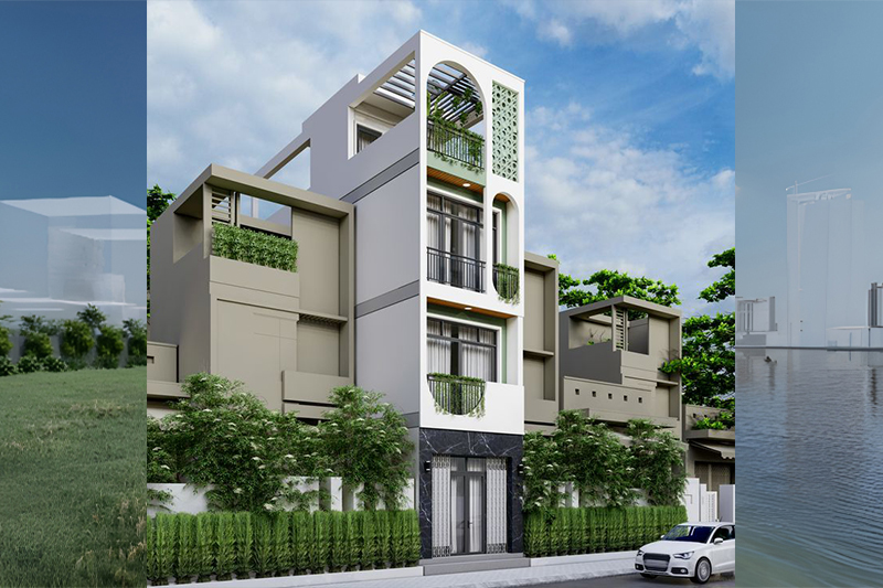Thiết kế nhà phố 35m2 đẹp