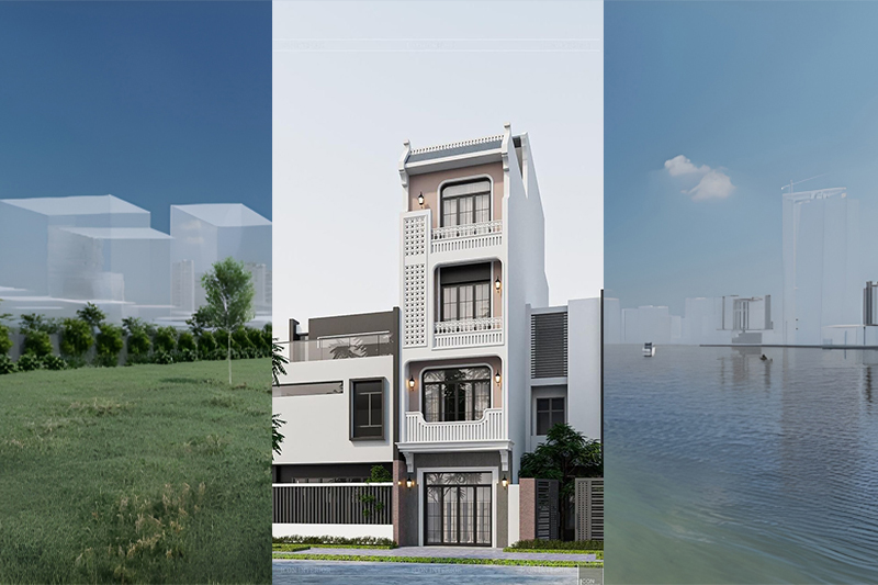 Thiết kế nhà phố 35m2 đẹp