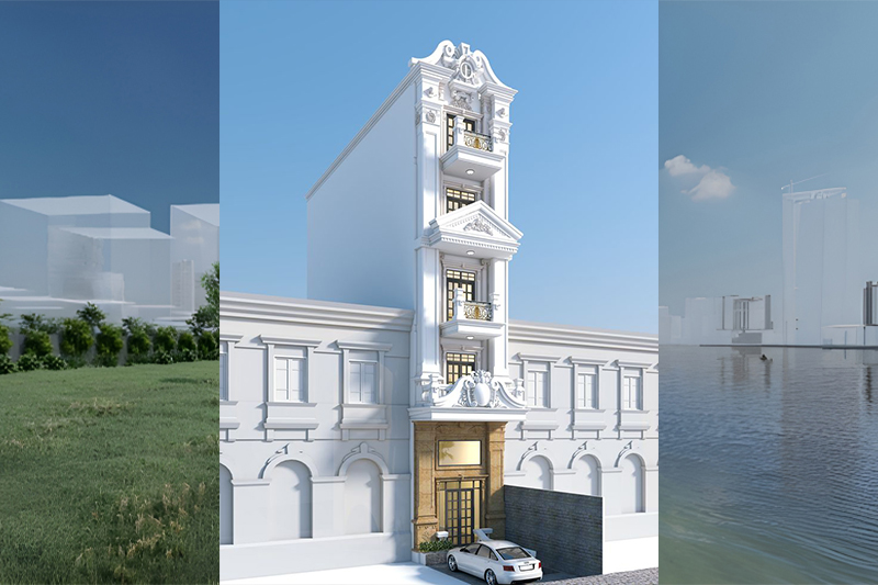 Thiết kế nhà phố 35m2 đẹp