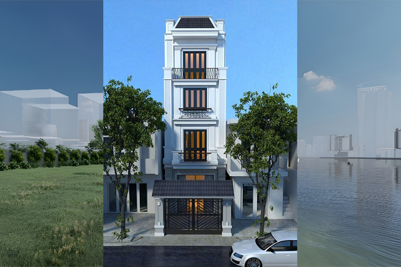 Thiết kế nhà phố 35m2 đẹp
