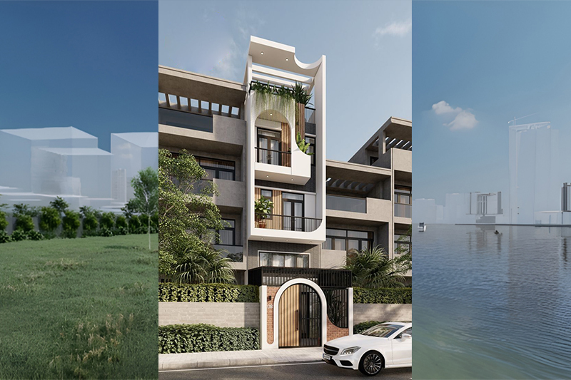 Thiết kế nhà phố 35m2 đẹp