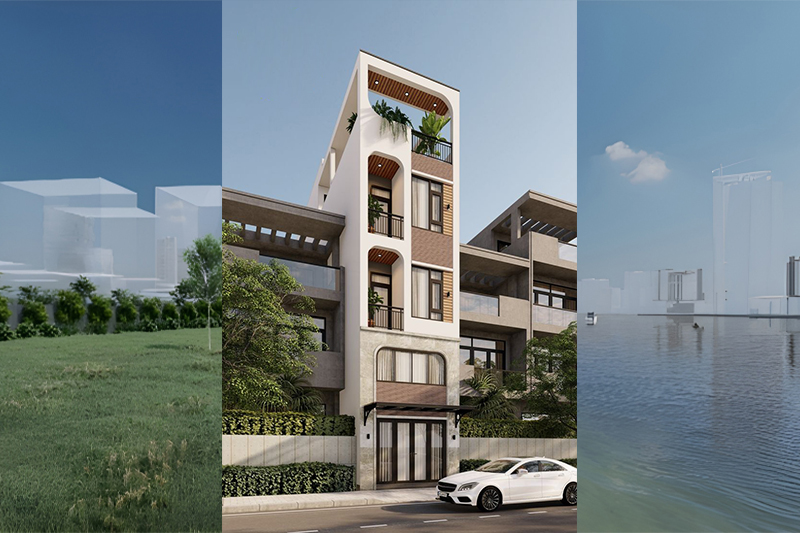 Thiết kế nhà phố 35m2 đẹp