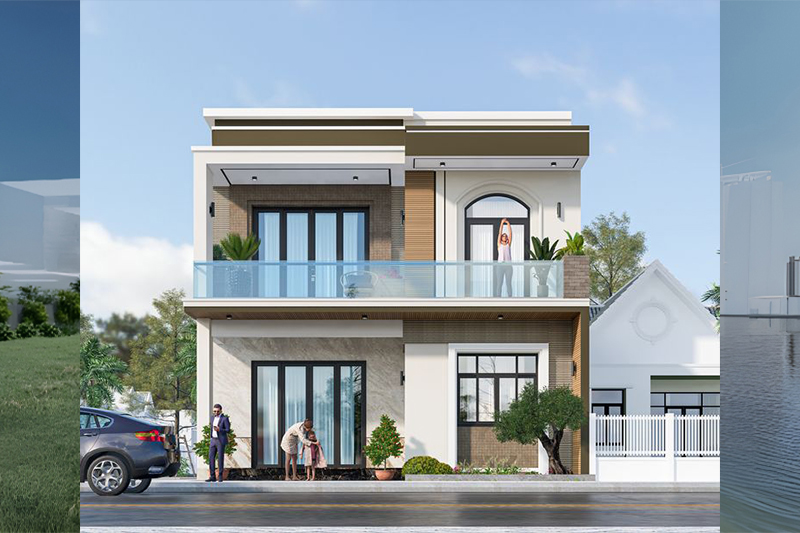 Thiết kế nhà dài 16m rộng 7m đẹp