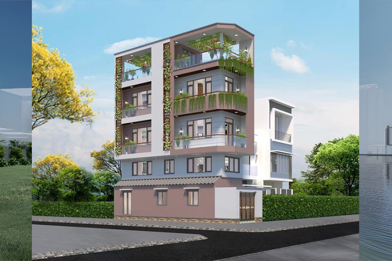 Thiết kế nhà dài 16m rộng 7m đẹp