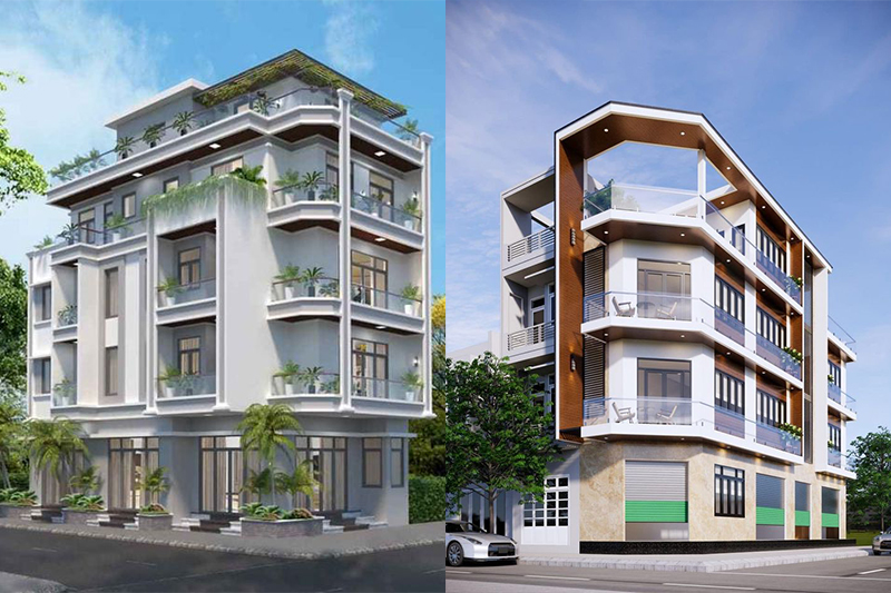 Mẫu thiết kế nhà ngang 10m sâu 5m đẹp