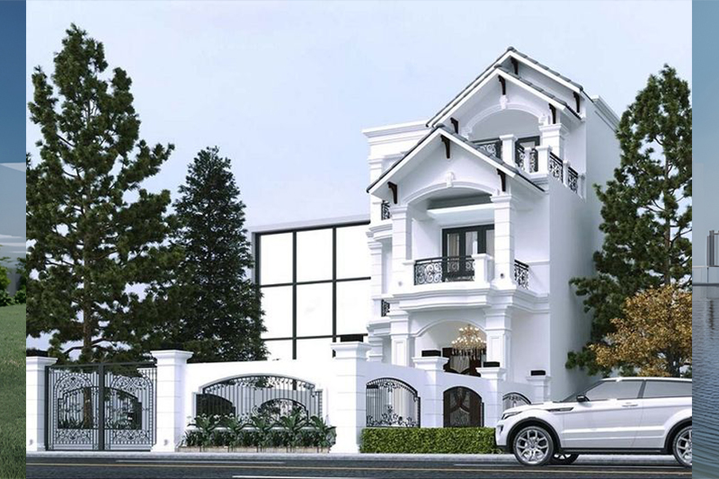Thiết kế nhà ngang 8m dài 14m