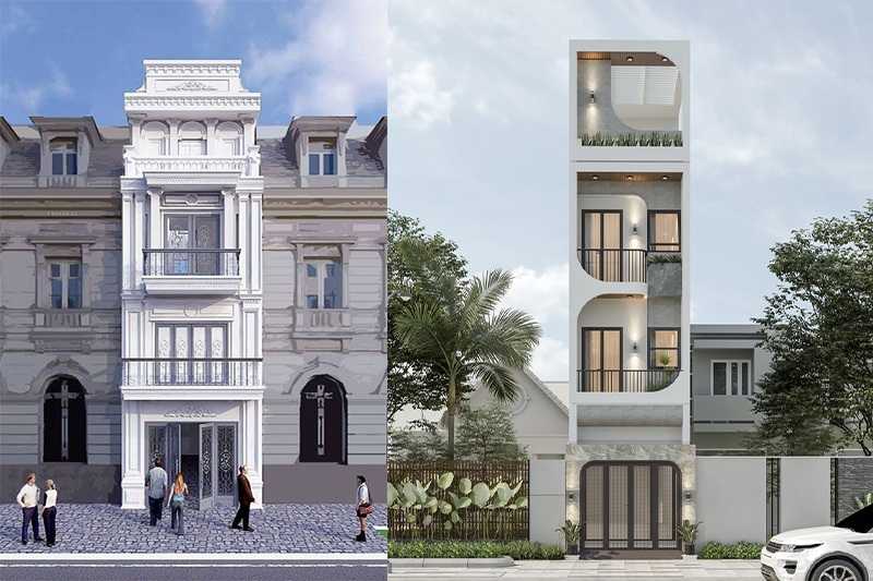 Mẫu thiết kế nhà nhỏ 3×6 đẹp