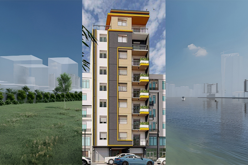 Thiết kế nhà vừa ở vừa cho thuê kinh doanh
