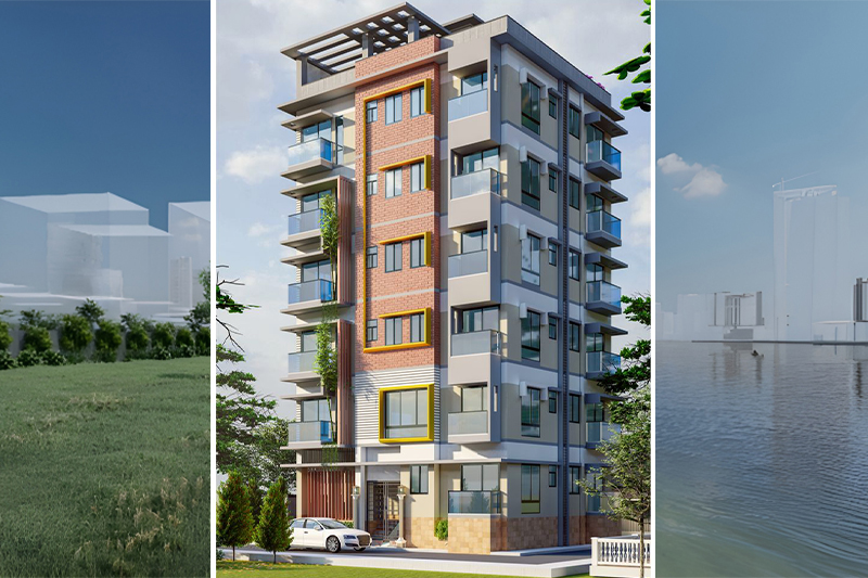 Thiết kế nhà vừa ở vừa cho thuê kinh doanh