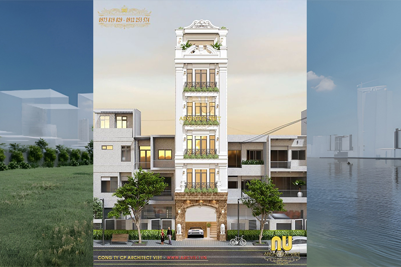 Thiết kế nhà ống 6x16m đẹp