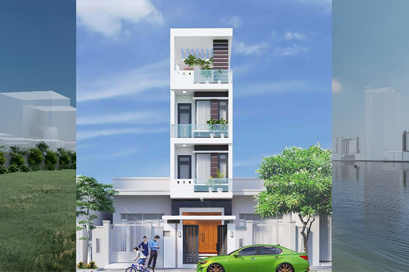 Thiết kế nhà ống 6x16m đẹp
