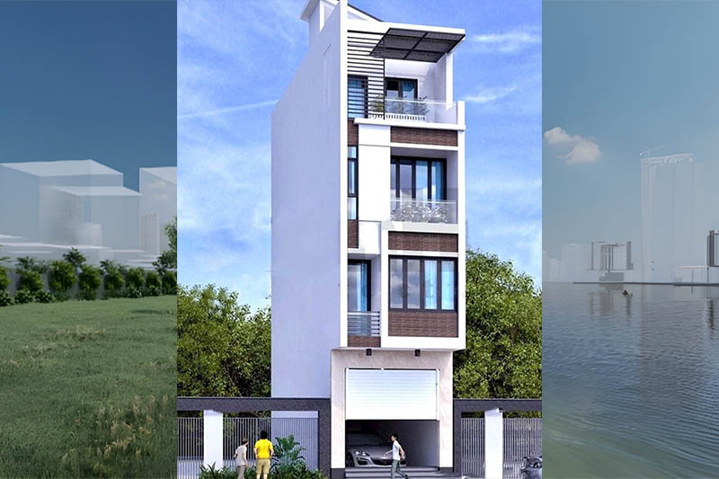 Thiết kế nhà ống 6x16m đẹp