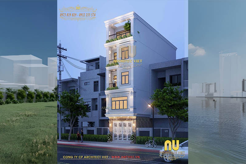 Thiết kế nhà ống 6x16m đẹp