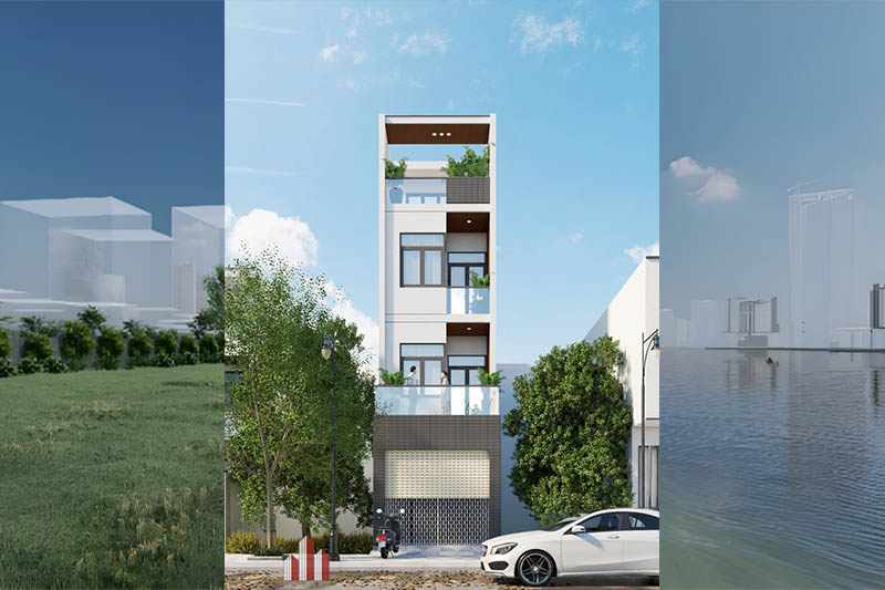 Thiết kế nhà ống 6x16m đẹp